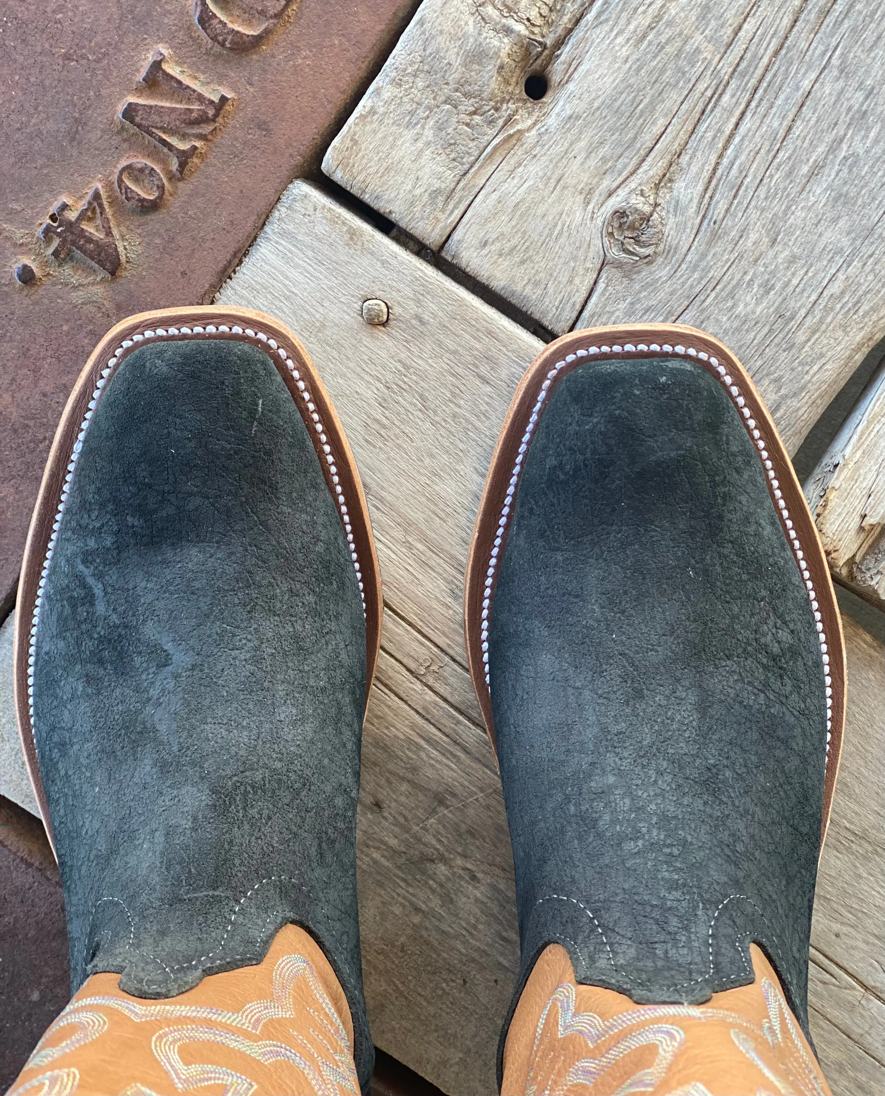 Anderson Bean | Black Split Hippo Boot