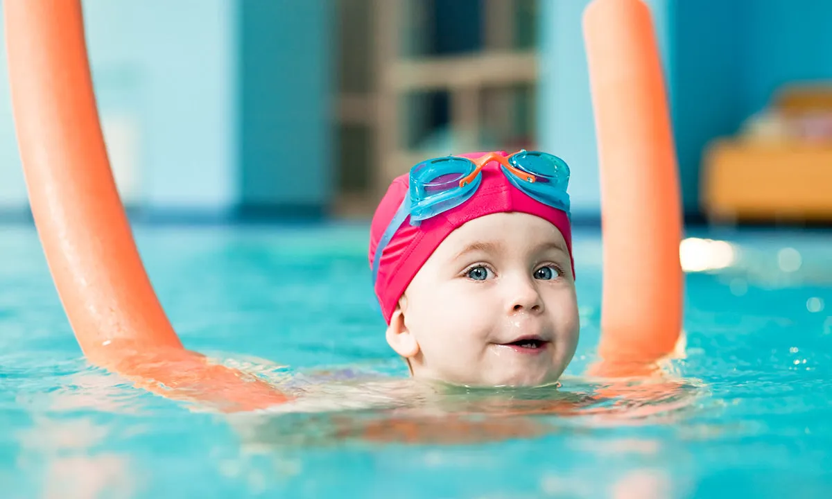 Fancydresswale Swimming Set for Kids with Swimming Goggles, Cap and Swim Ring, Random Colors and Design; Suitable of 3-6 Years