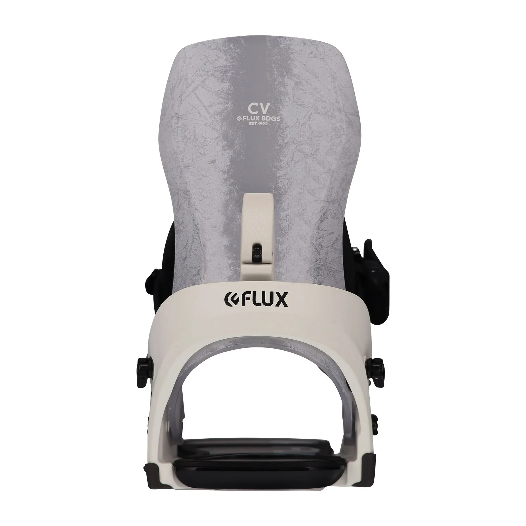Flux CV Snowboard Bindings Mens White