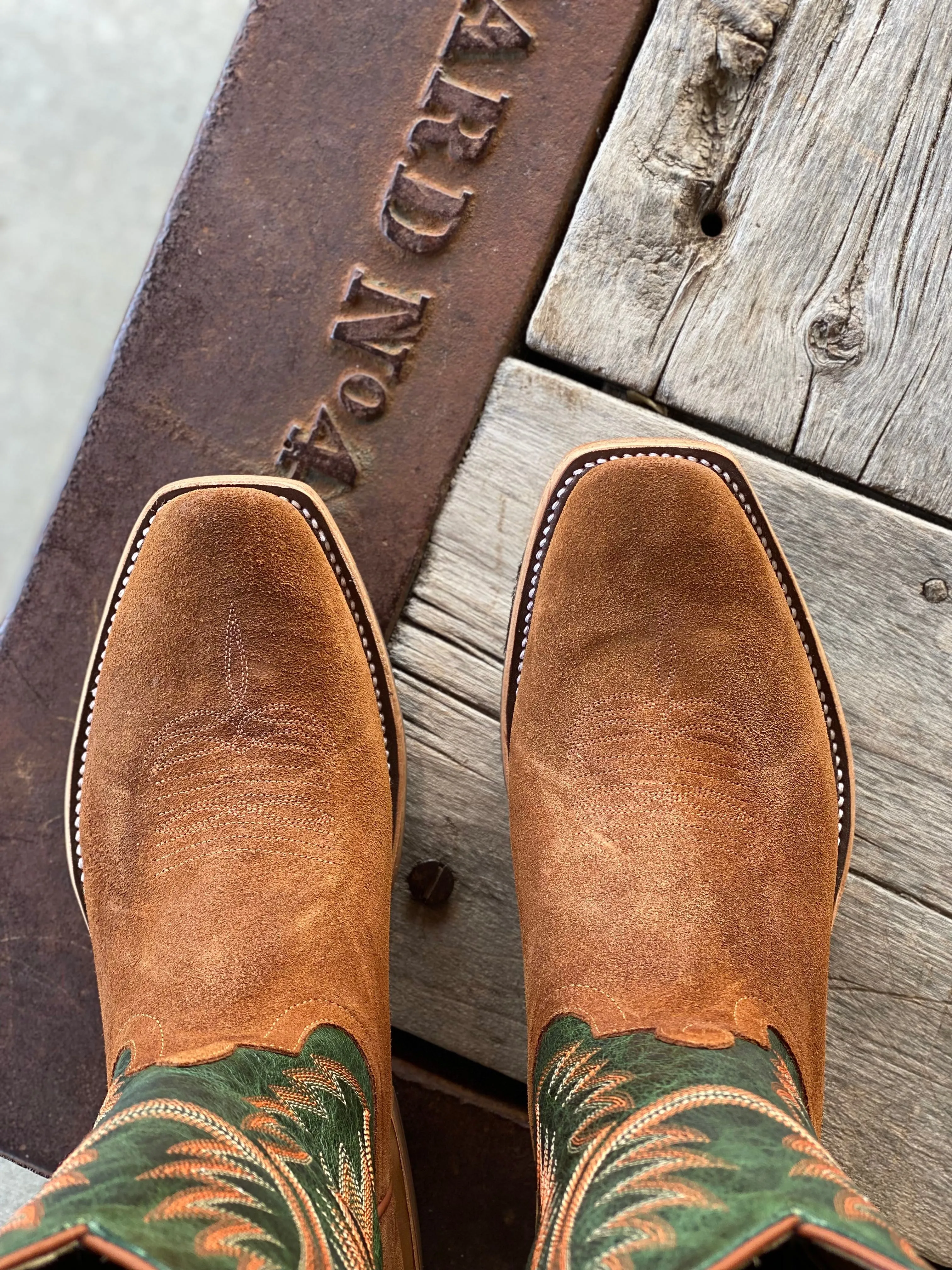 Horse Power Top Hand  | Camel Suede Boot