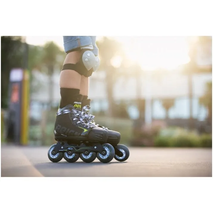 Kids Adjustable Powerslide Reign Ares Roller Hockey Inline Skates