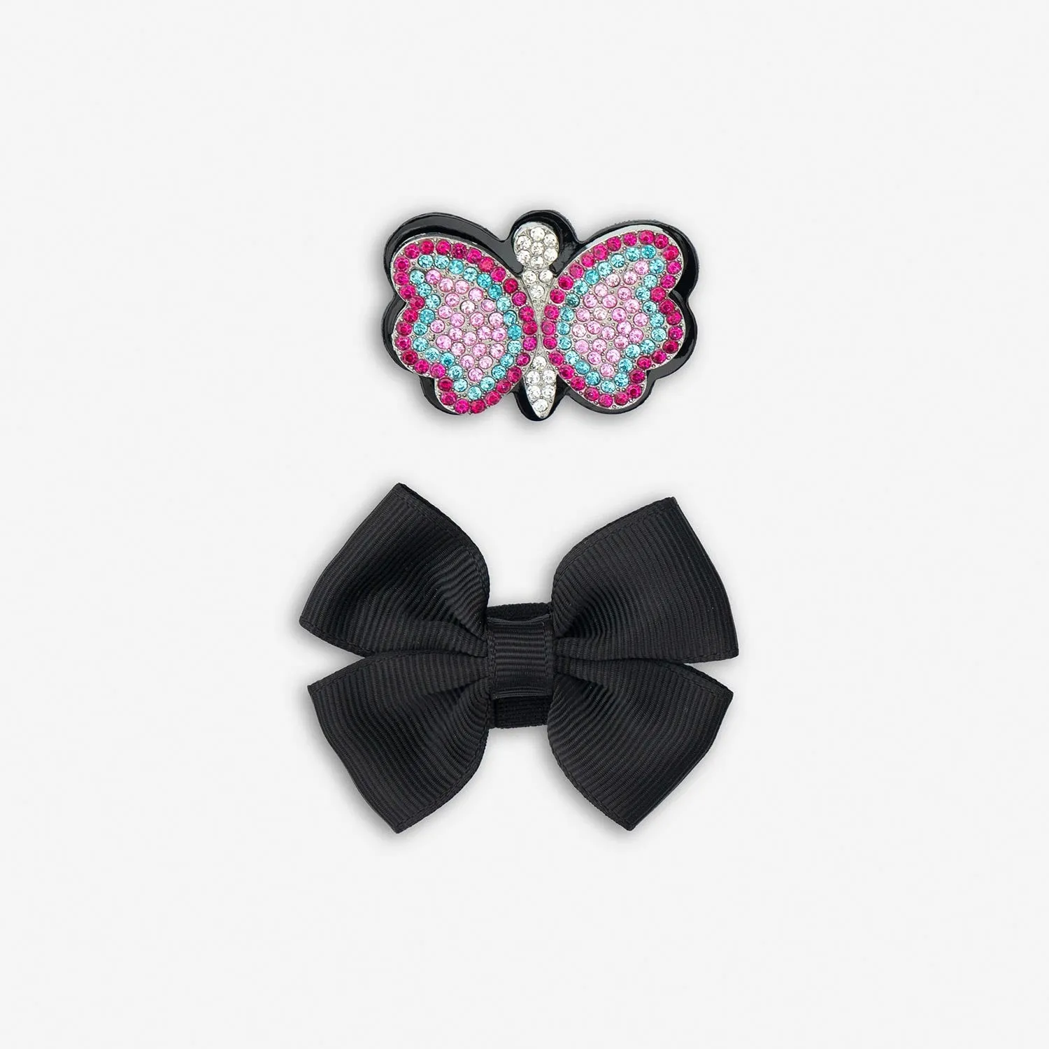 Lelli Kelly Luna Butterfly Girls Black Patent School Shoe