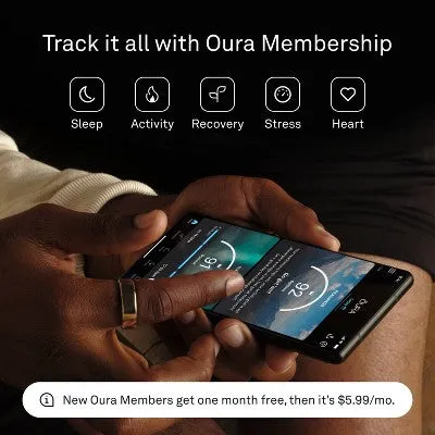 Oura Ring Gen3 Heritage Black US11