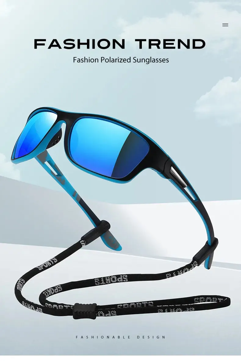 Polarized Sports Sunglasses Driving shades For Men TR90 Unbreakable Frame