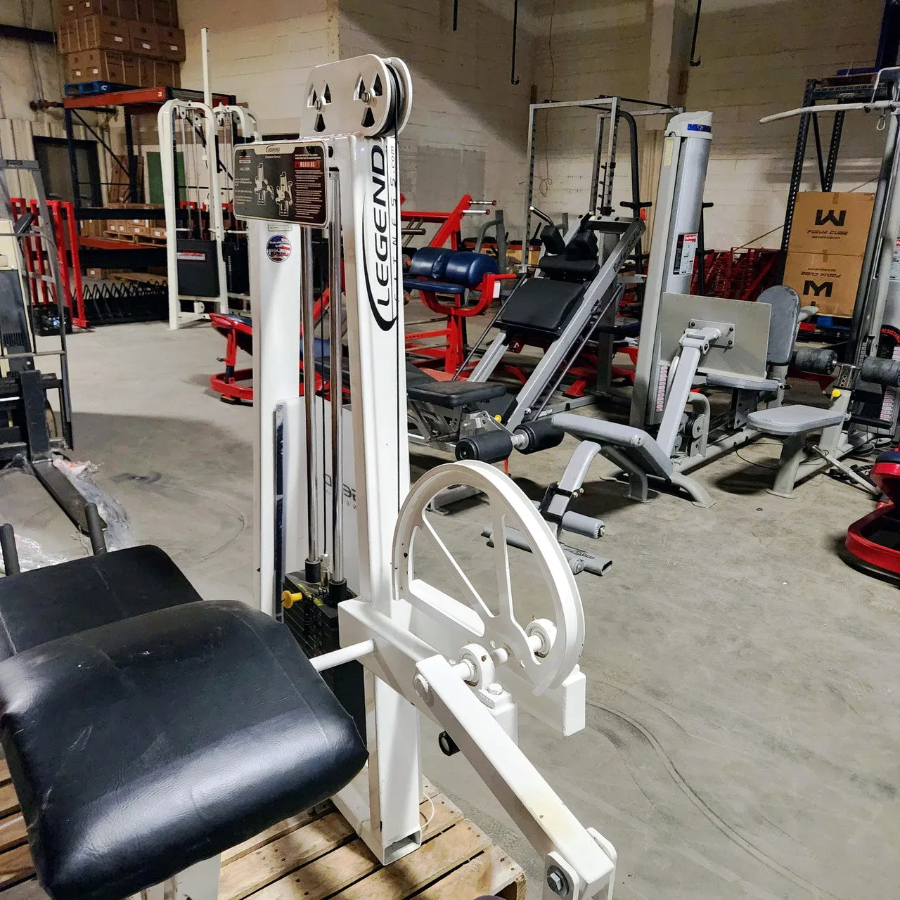 Refurbished Legend Fitness Prone Leg Curl Commercial Grade