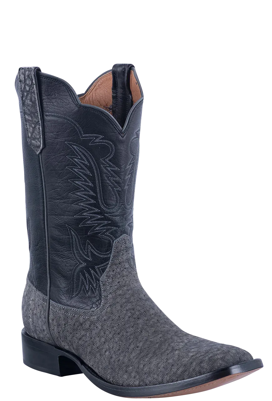 Rios of Mercedes Elephant Milan Cowboy Boots - Granite