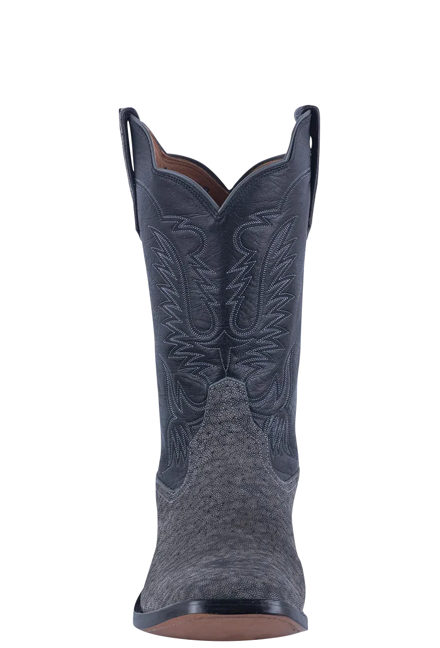 Rios of Mercedes Elephant Milan Cowboy Boots - Granite