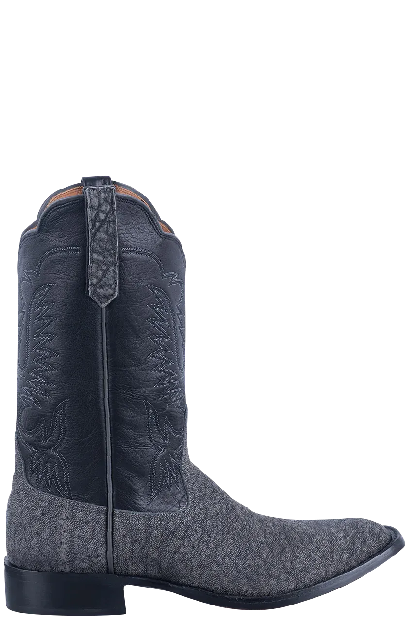 Rios of Mercedes Elephant Milan Cowboy Boots - Granite