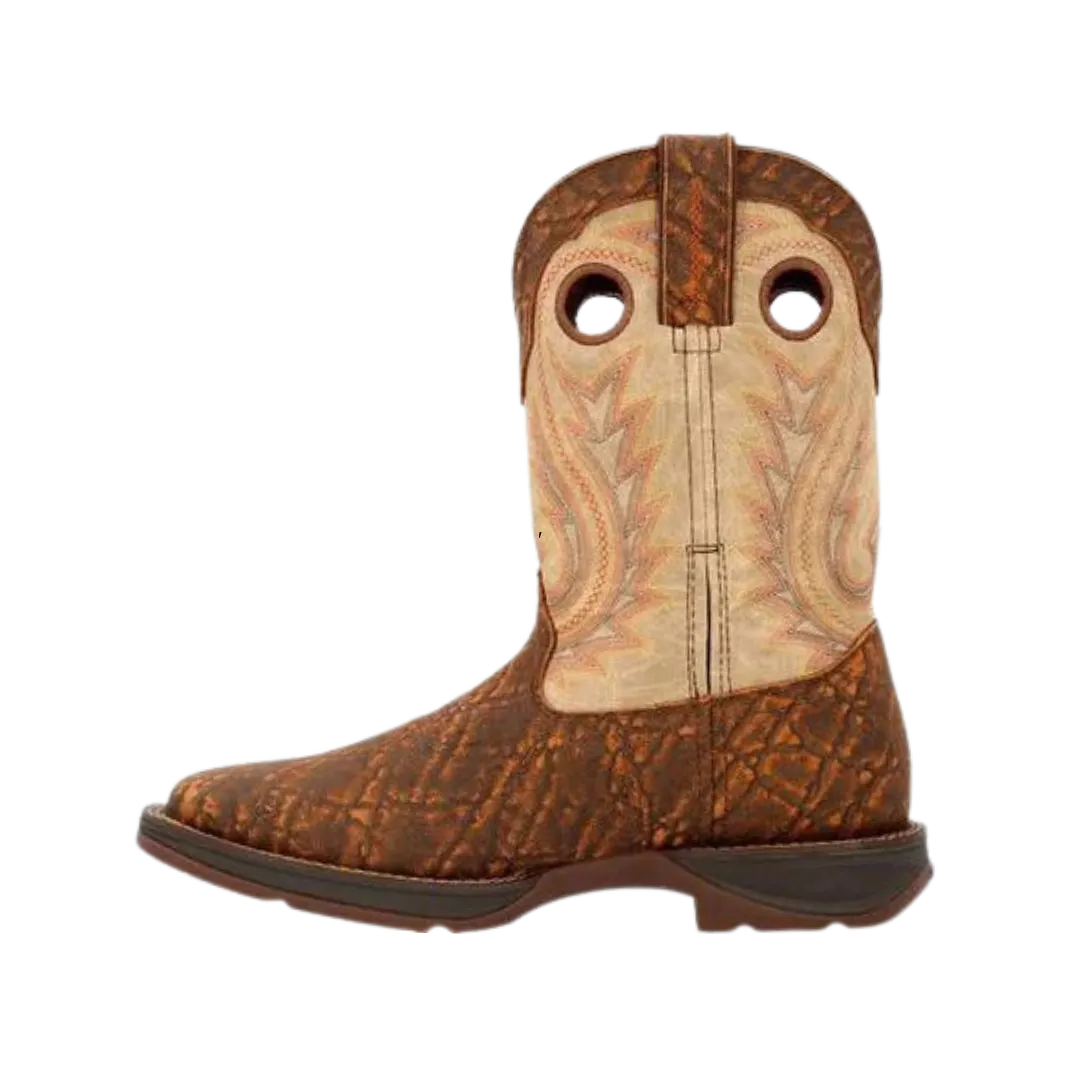 Rocky Men's Elephant Print & Bone Boots