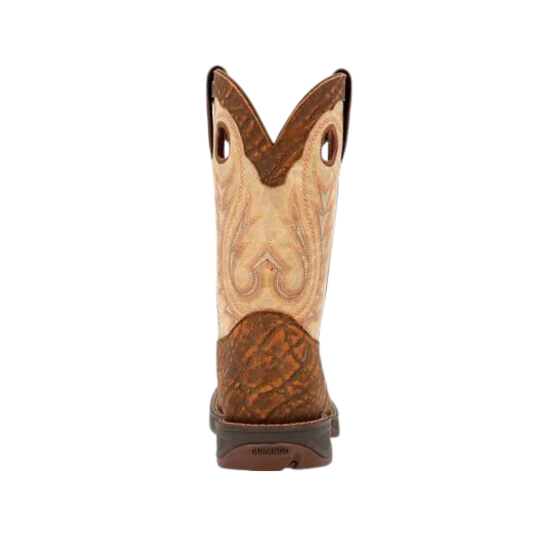 Rocky Men's Elephant Print & Bone Boots
