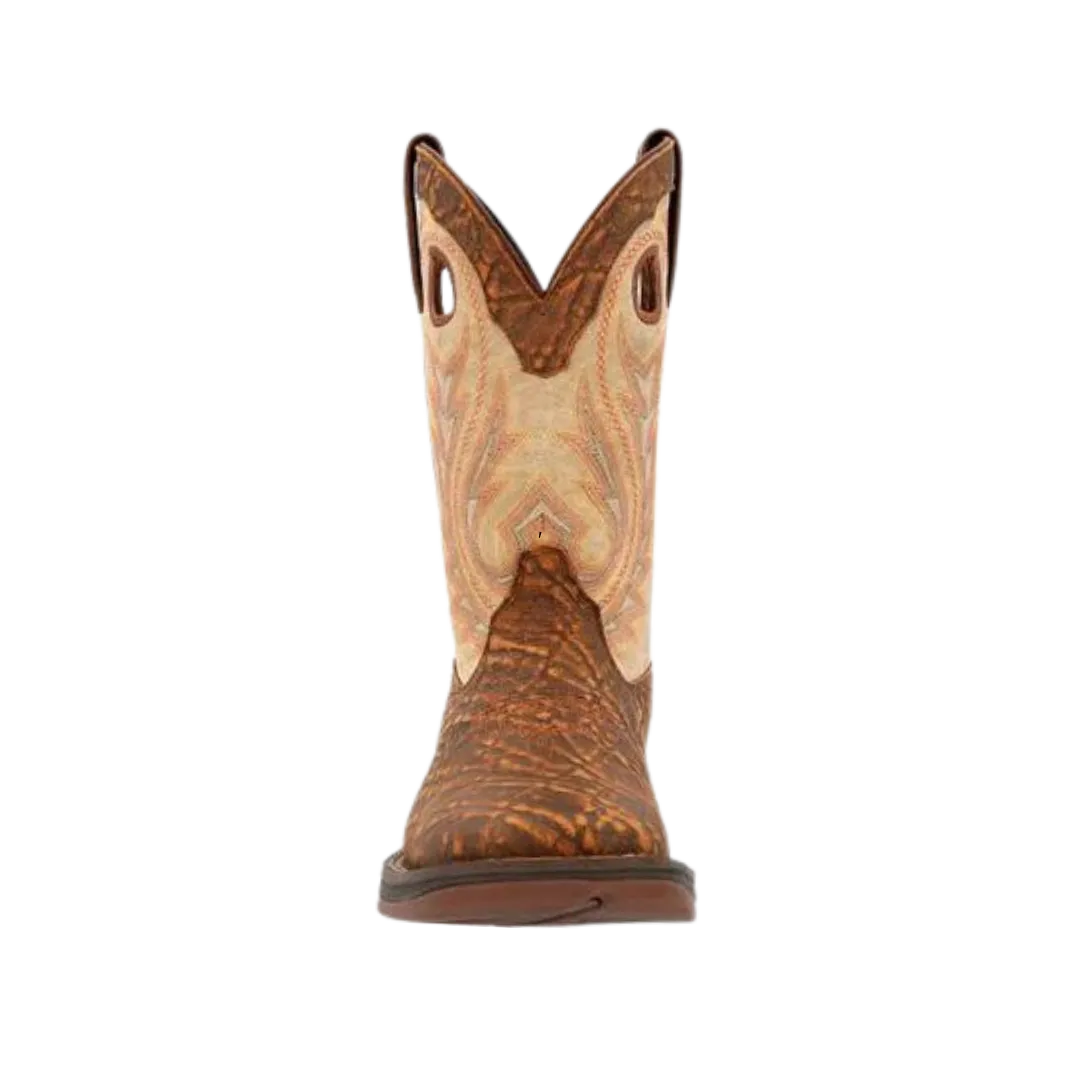 Rocky Men's Elephant Print & Bone Boots
