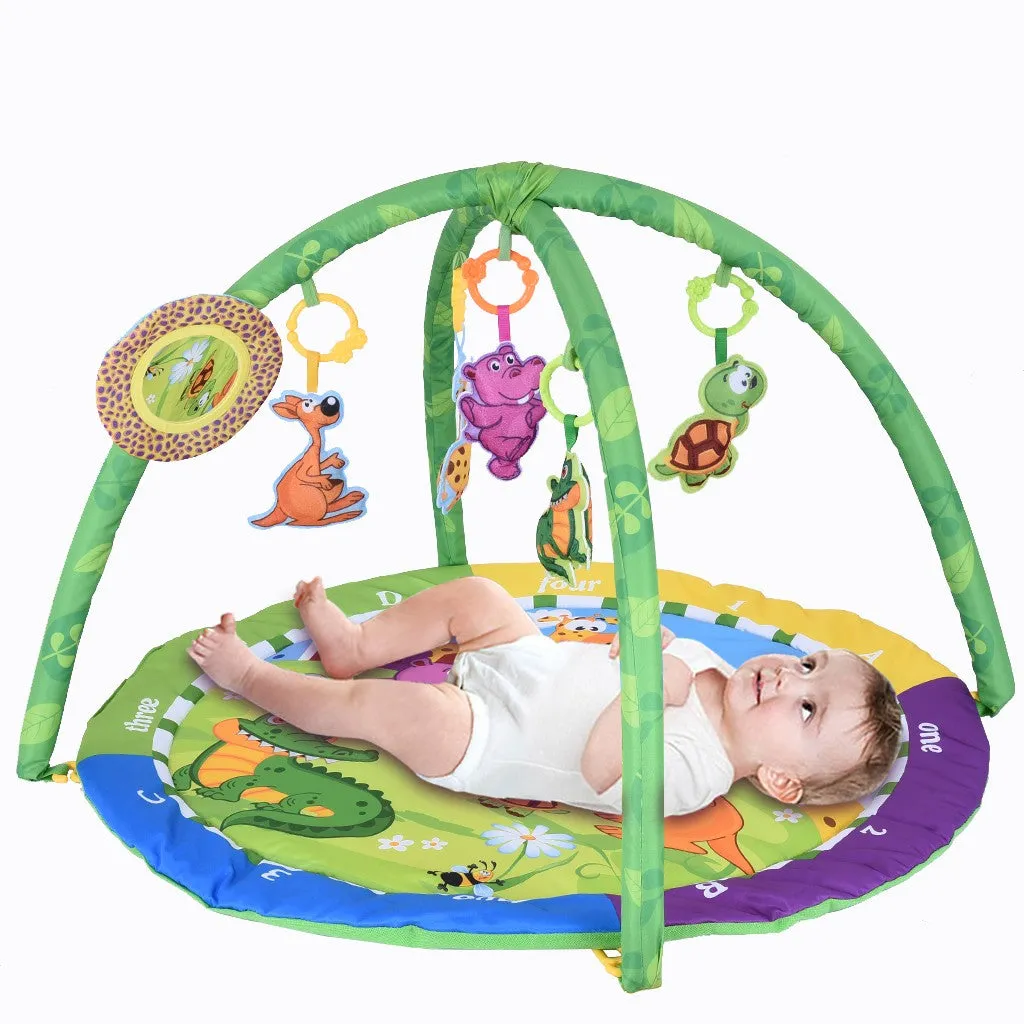 Round Baby Fitness Mat children Fitness Center Crawling Rugs Cartoon Activity Carpet Infant Bed