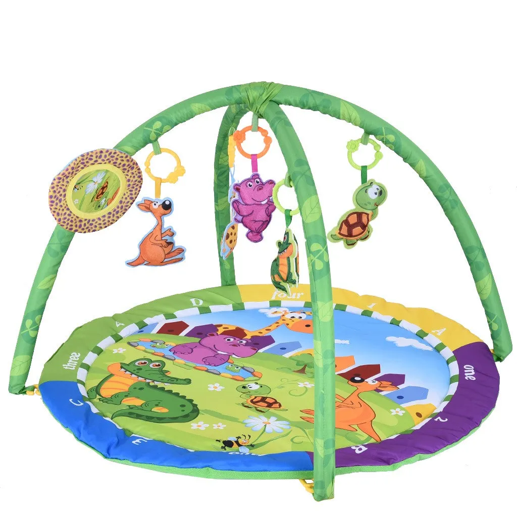 Round Baby Fitness Mat children Fitness Center Crawling Rugs Cartoon Activity Carpet Infant Bed