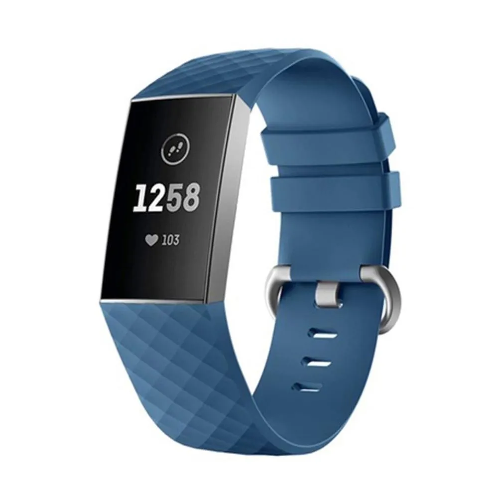 Silicone Sport Replacement Band for Fitbit Charge 3