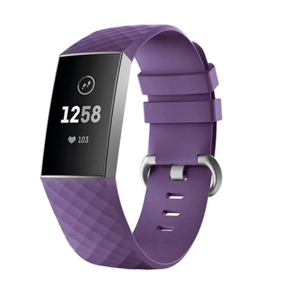 Silicone Sport Replacement Band for Fitbit Charge 3