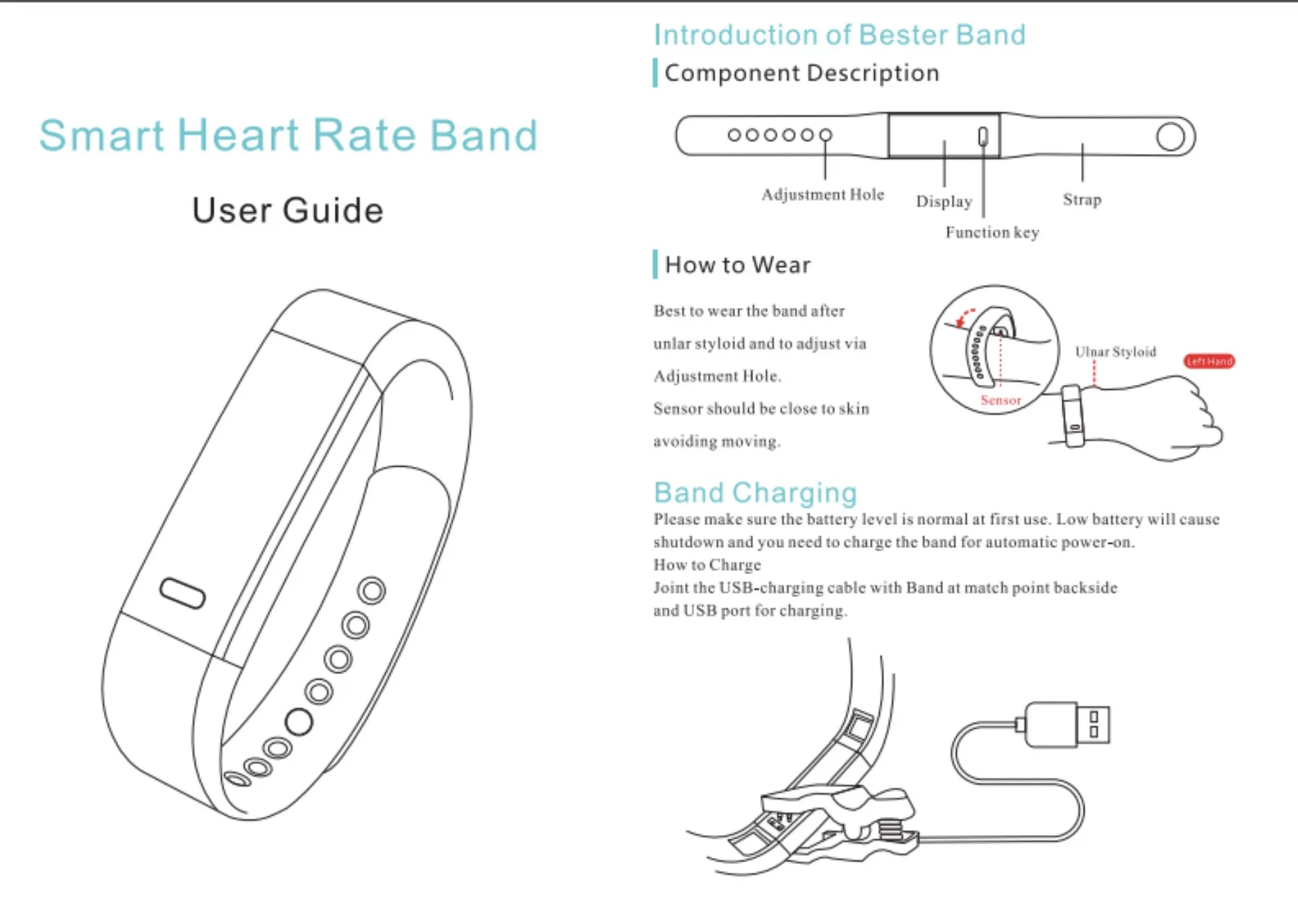 Smart Bluetooth Pedometer Fitness Tracker