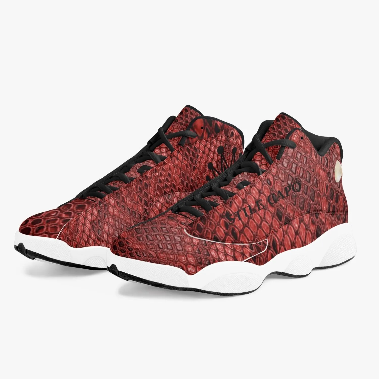 STILE CAPO High-Top Leather Basketball Sneakers