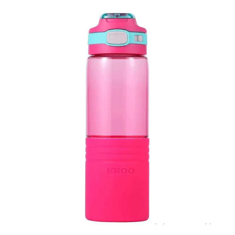 Water Bottle Sports  Straight Drink  Portable Kettle Adult Female Bounce Cover Creative Large Capacity Plastic Cup