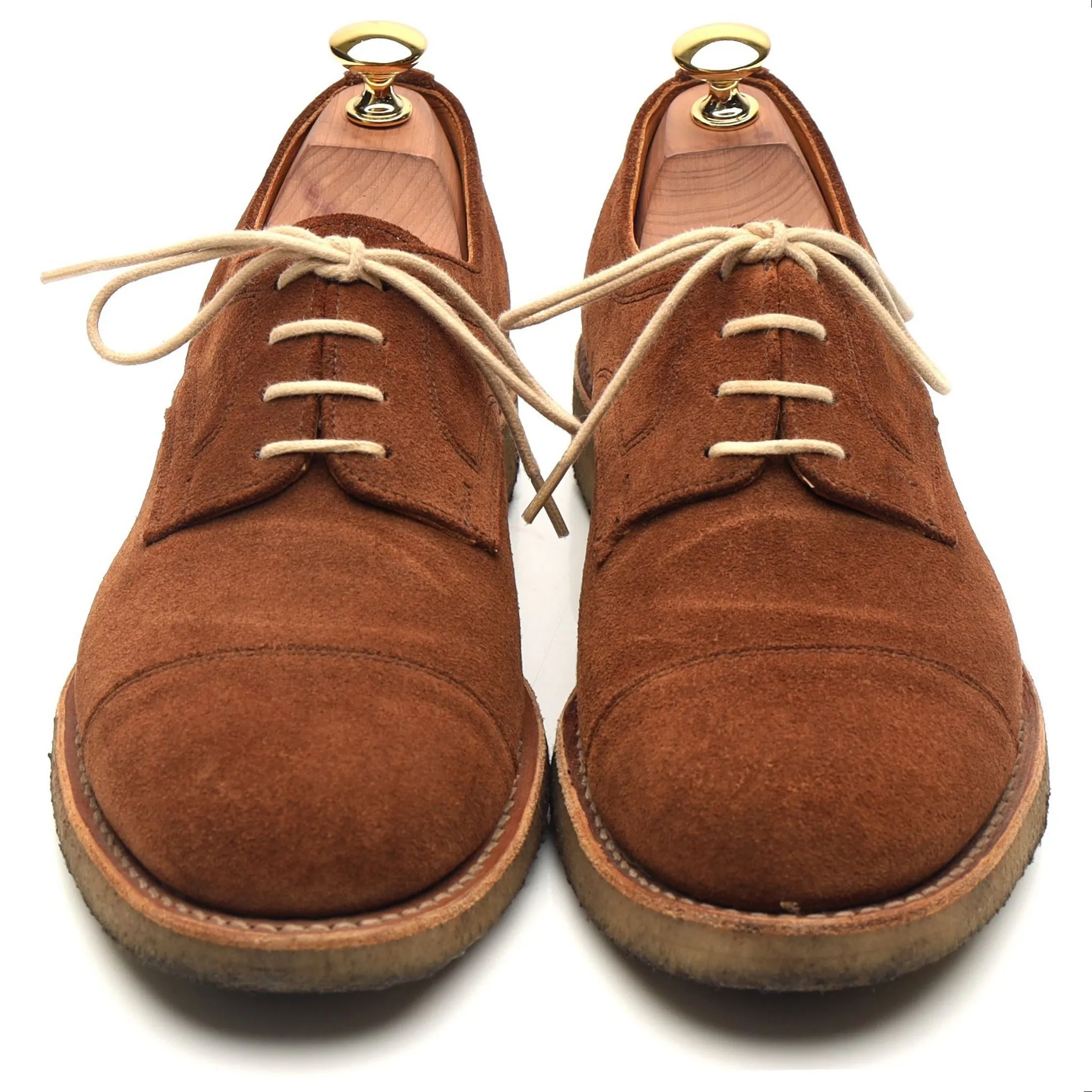 Women's 'Eleanor' Brown Suede Derby UK 6.5 D