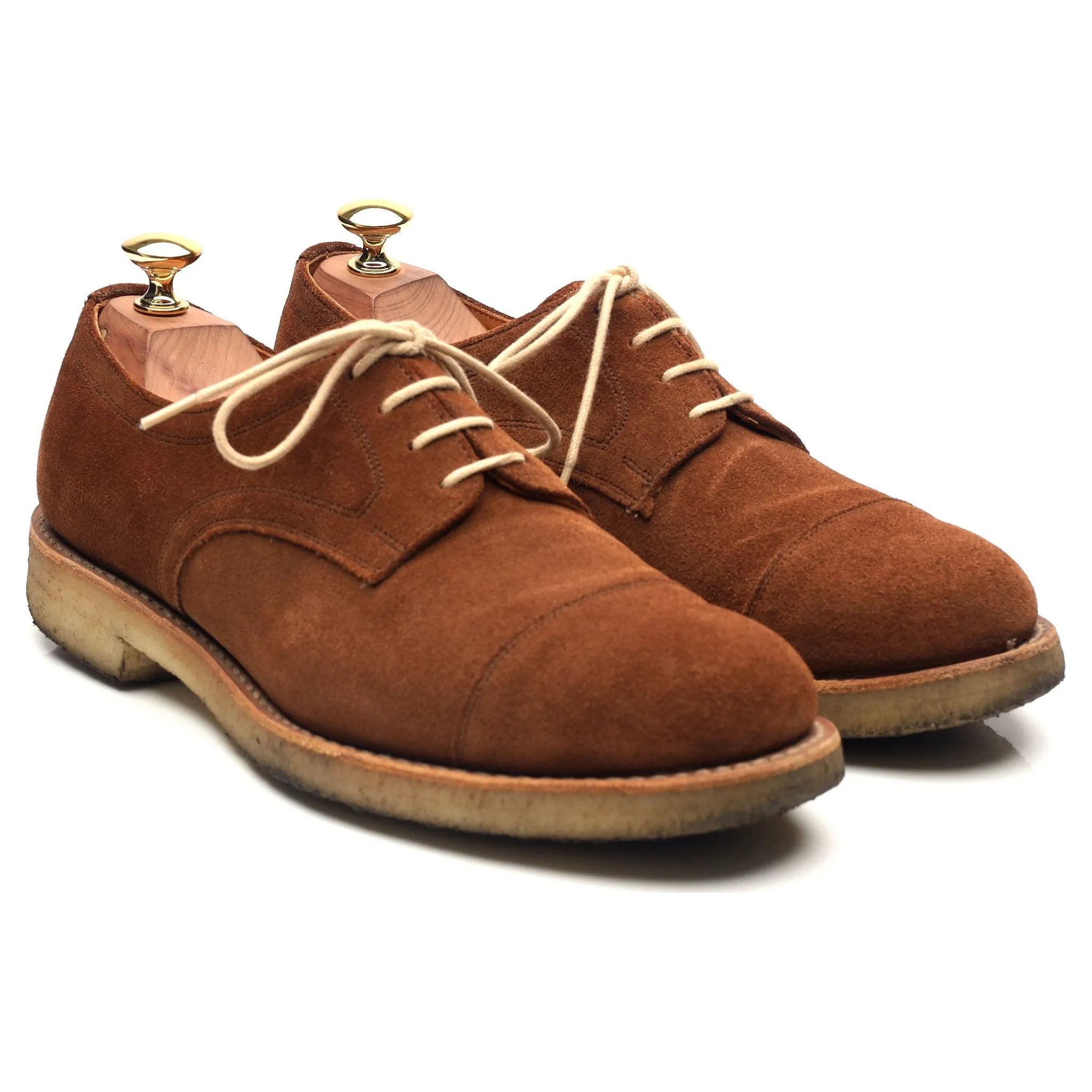 Women's 'Eleanor' Brown Suede Derby UK 6.5 D
