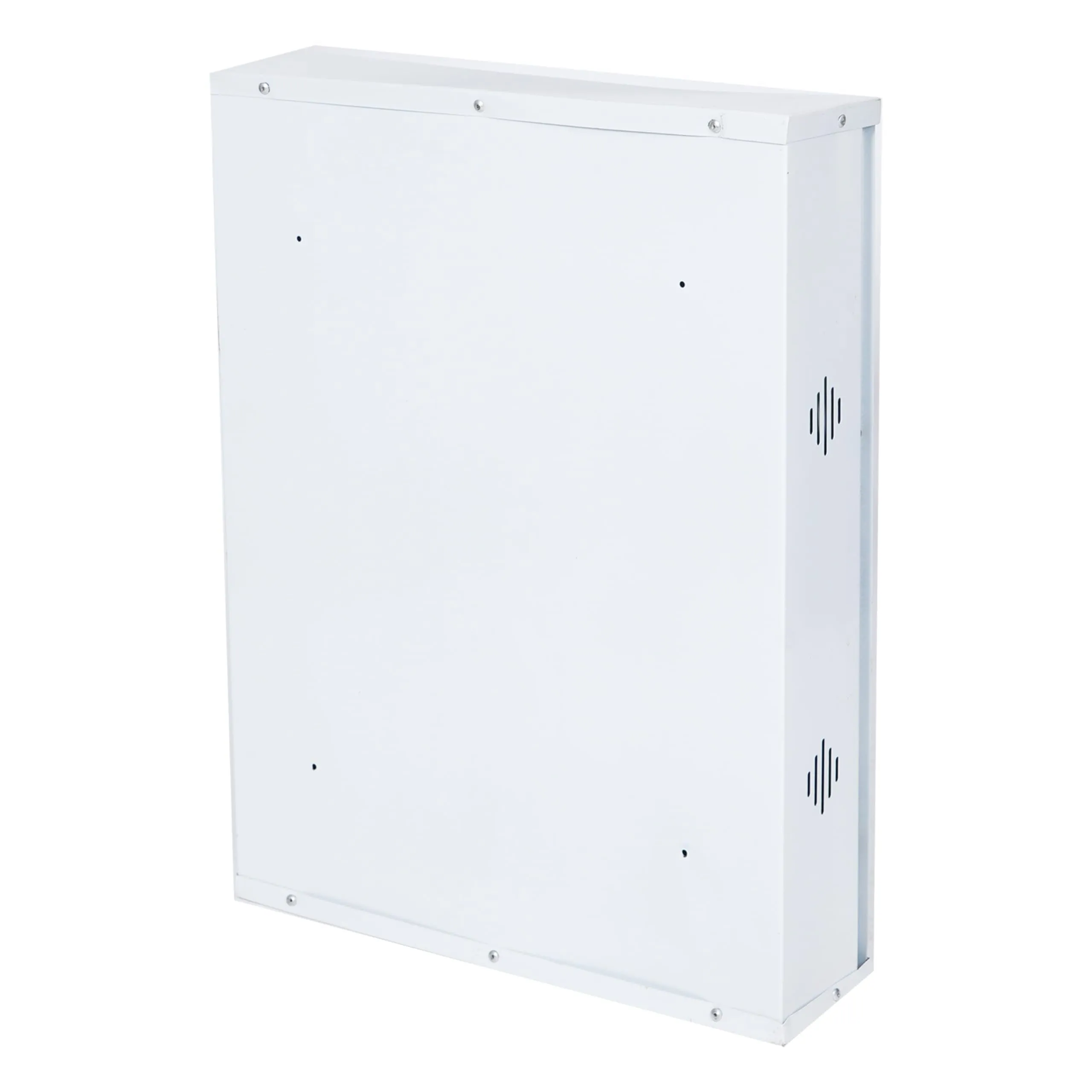 ZOSHOMI Orril Powder Coated 21" 2 Door Steel Shoe Rack - Full White (Make in India)-MADE IN INDIA